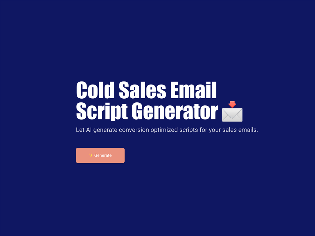 email script generator.