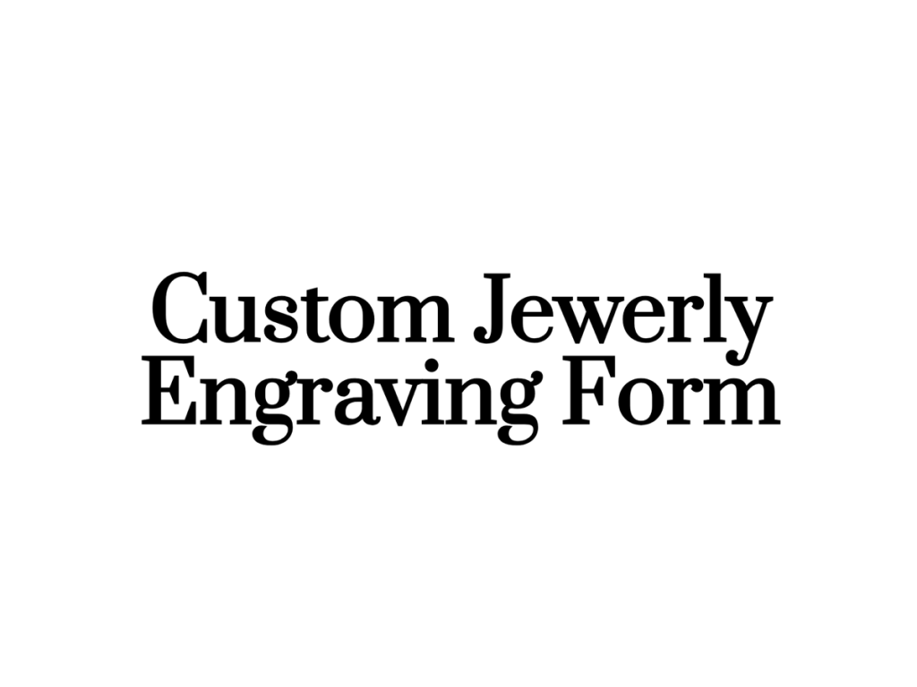 custom jewelry.