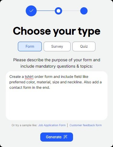 How to Create T-Shirt Order Form.