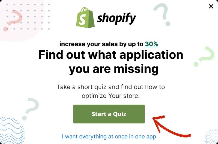 shopify quiz.
