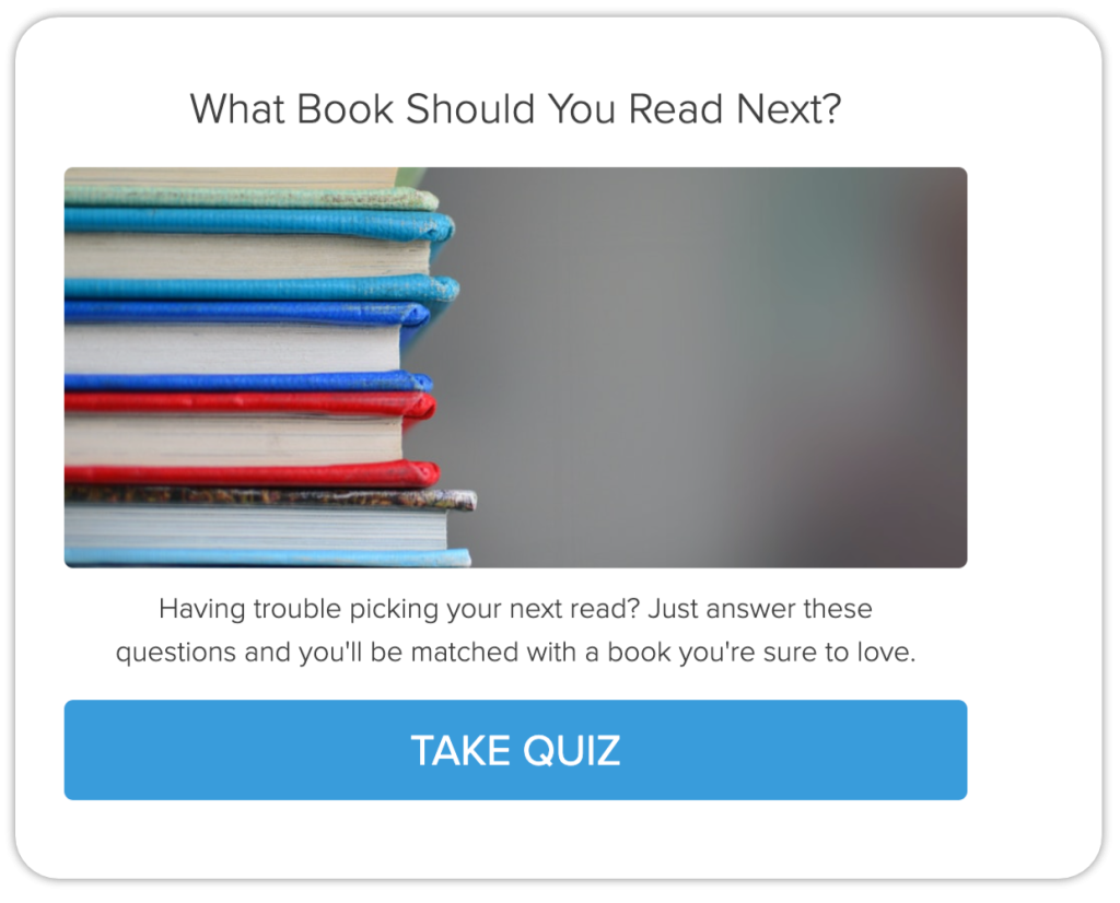 Book riot Quiz.