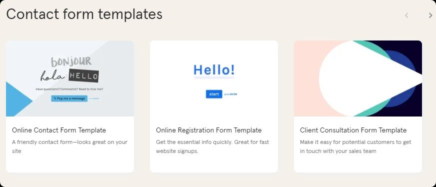 typeform templates.