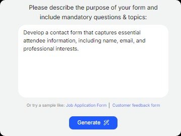 Guide to Create Dynamic AI Contact Forms.