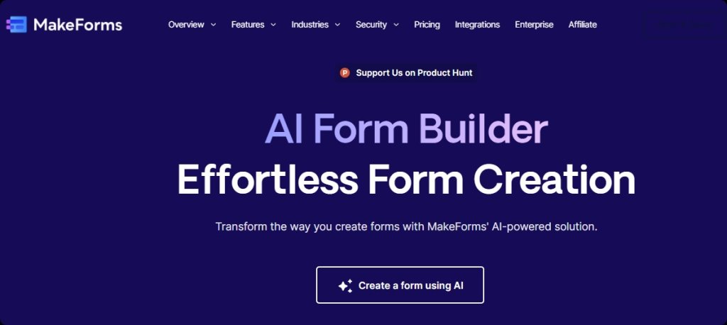 Best AI-powered Form Builders in 2024.