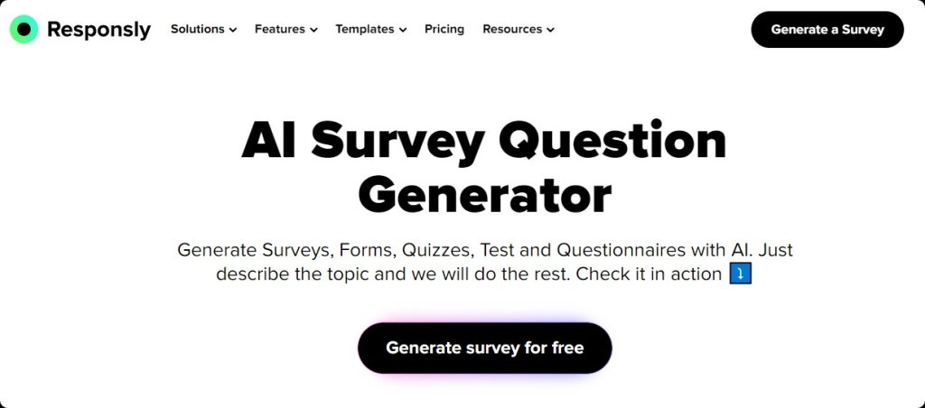 AI Survey Generators.