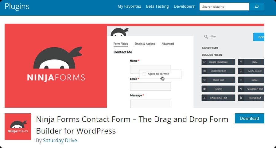 best free WordPress form builder plugin.