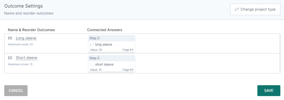 product configurator template.