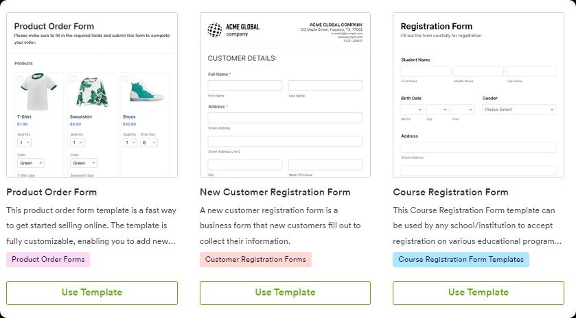 jotform templates.