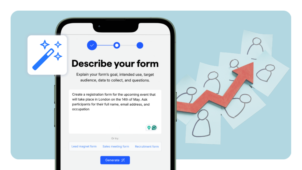 AI-generated forms boost engagement.