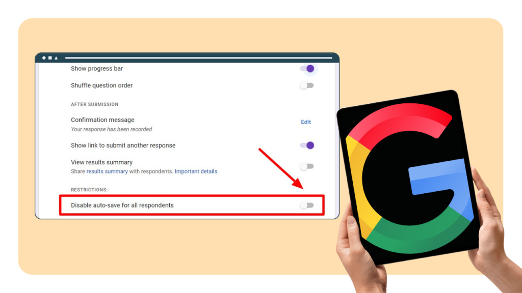Does Google Forms Save Progress.