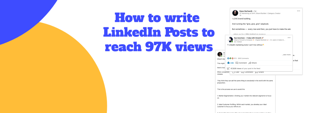how to write linked in posts.