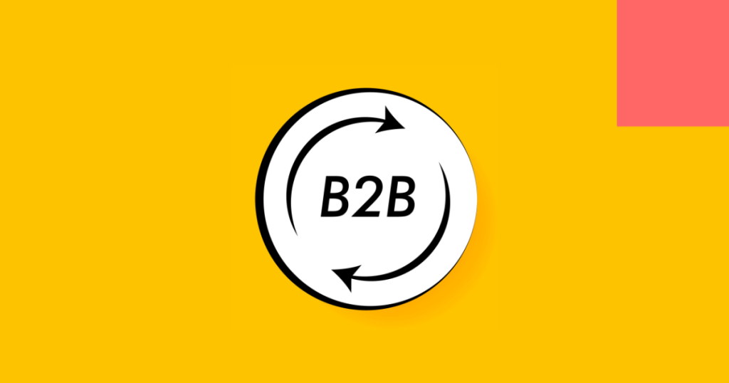 b2b sign.