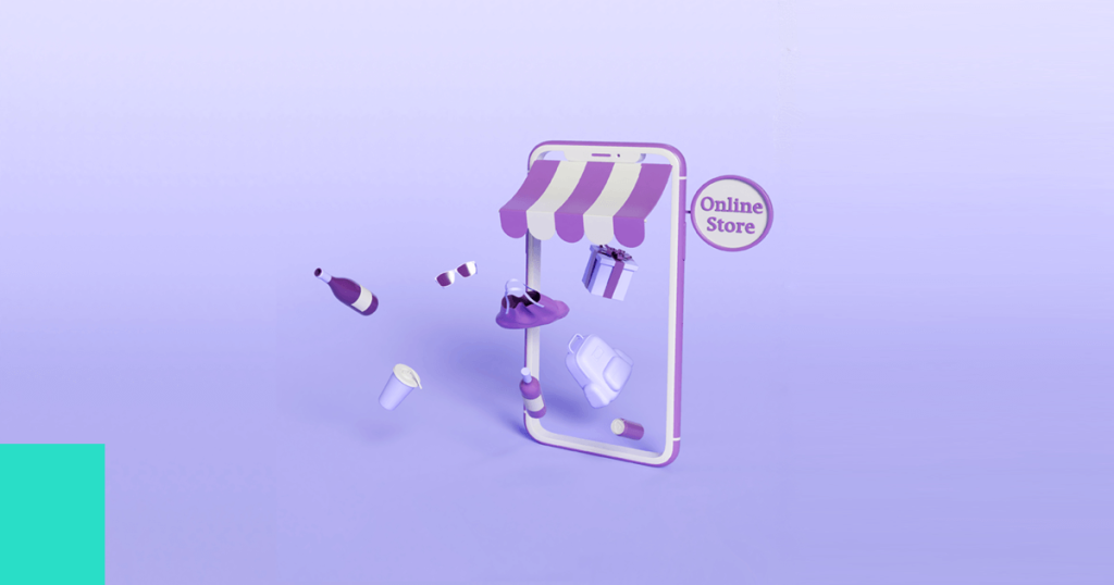 online store illustration.