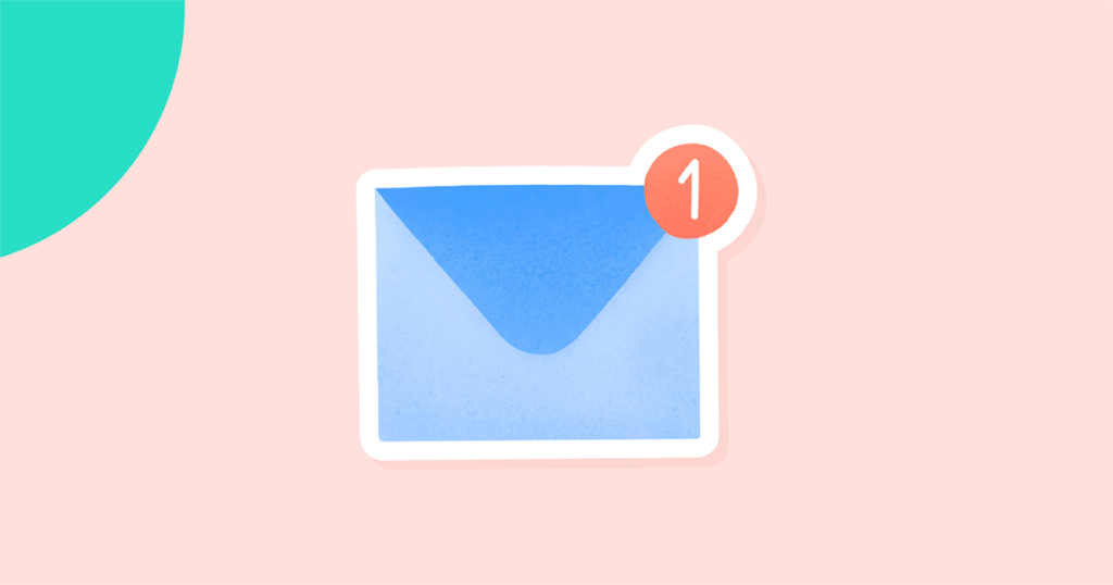 icon of email recieved.