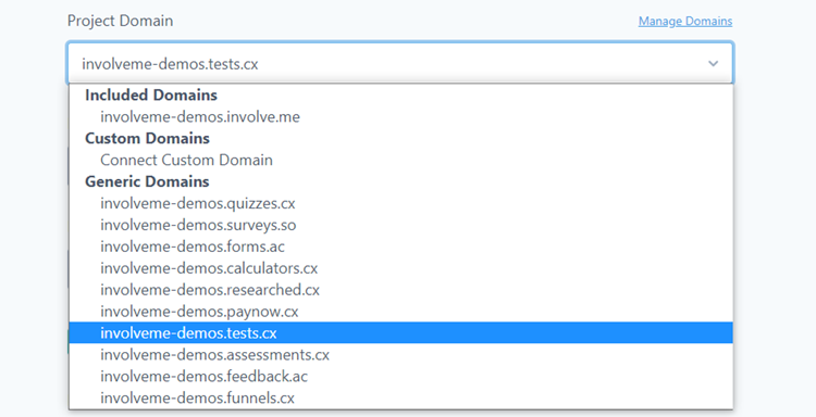 New Feature: Generic Domains.