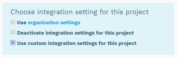 involve.me custom integration settings.