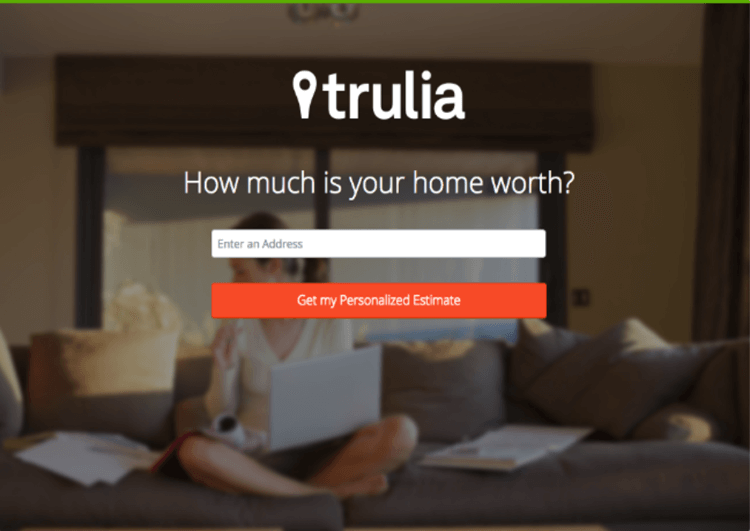 trulia search bar.