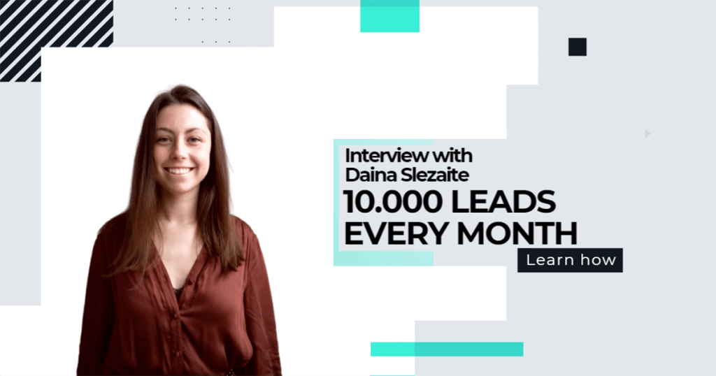 interview with daina about lead generation.