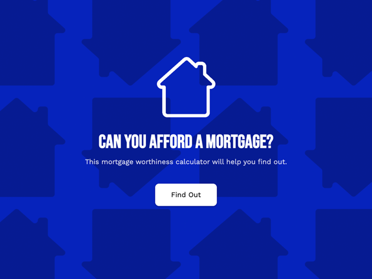 Can you afford a mortgage? template.