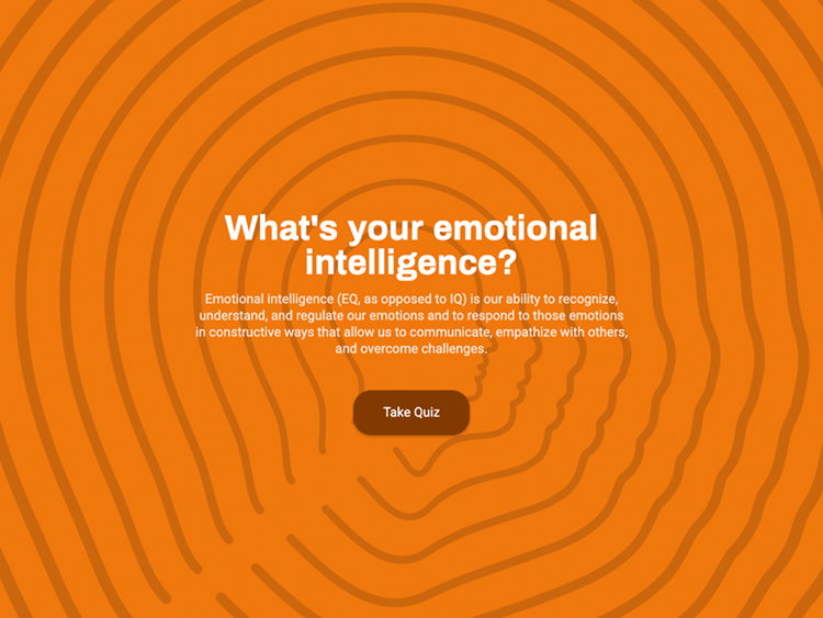 What’s your emotional intelligence? template.