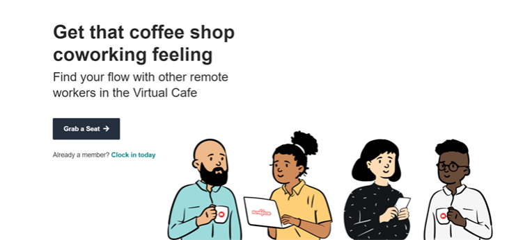 remotekind - virtual cafe.