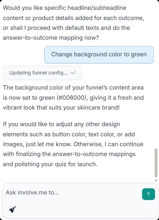 Build funnels instantly with AI Agent.