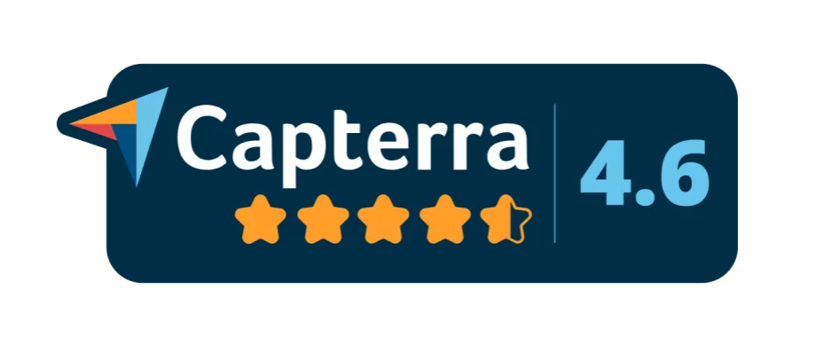 capterra badge.