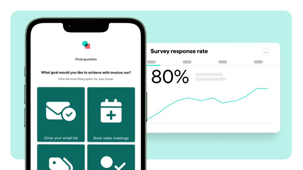 survey response rate of 80% for an onboarding survey.