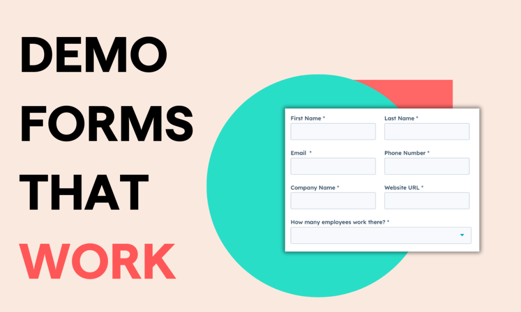 B2B Demo Forms.