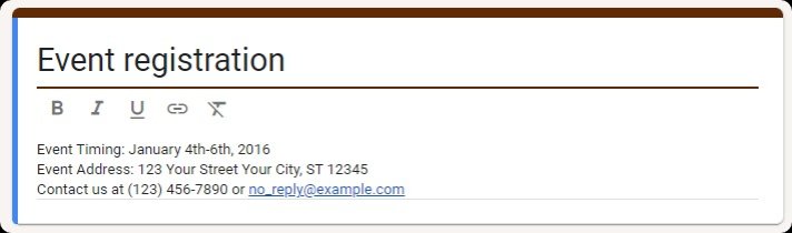How to Create a Registration Form on Google Forms