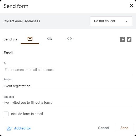 How to Create a Registration Form on Google Forms