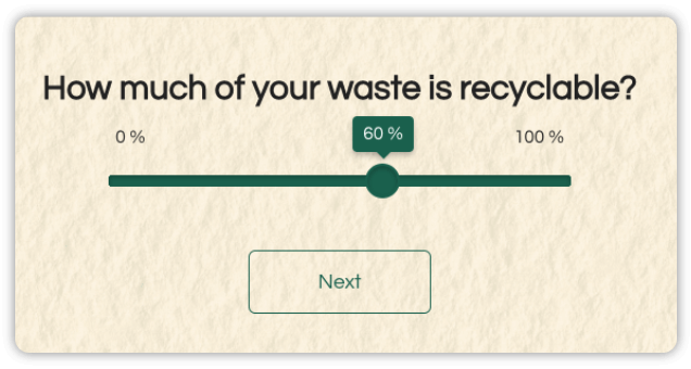 how much of your waste is recyclable.