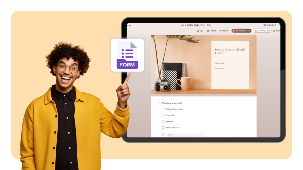Create a New Google Form.
