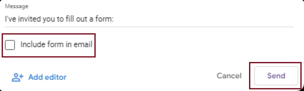 How to Embed a Google Form in an Email.