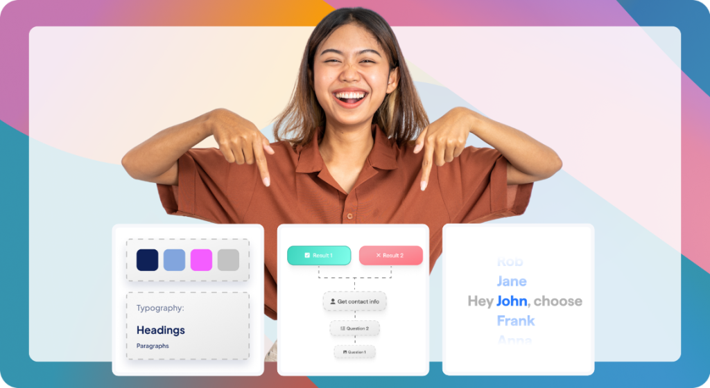 involve.me personalization features.