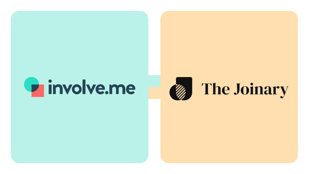 involve.me and The Joinary implementation partnership.