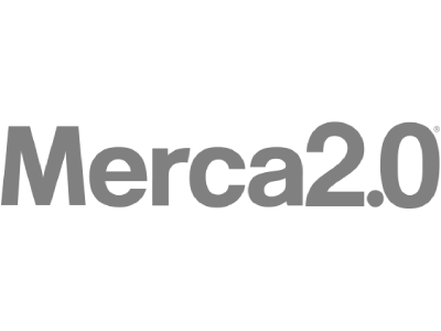Merca2.0 logo.