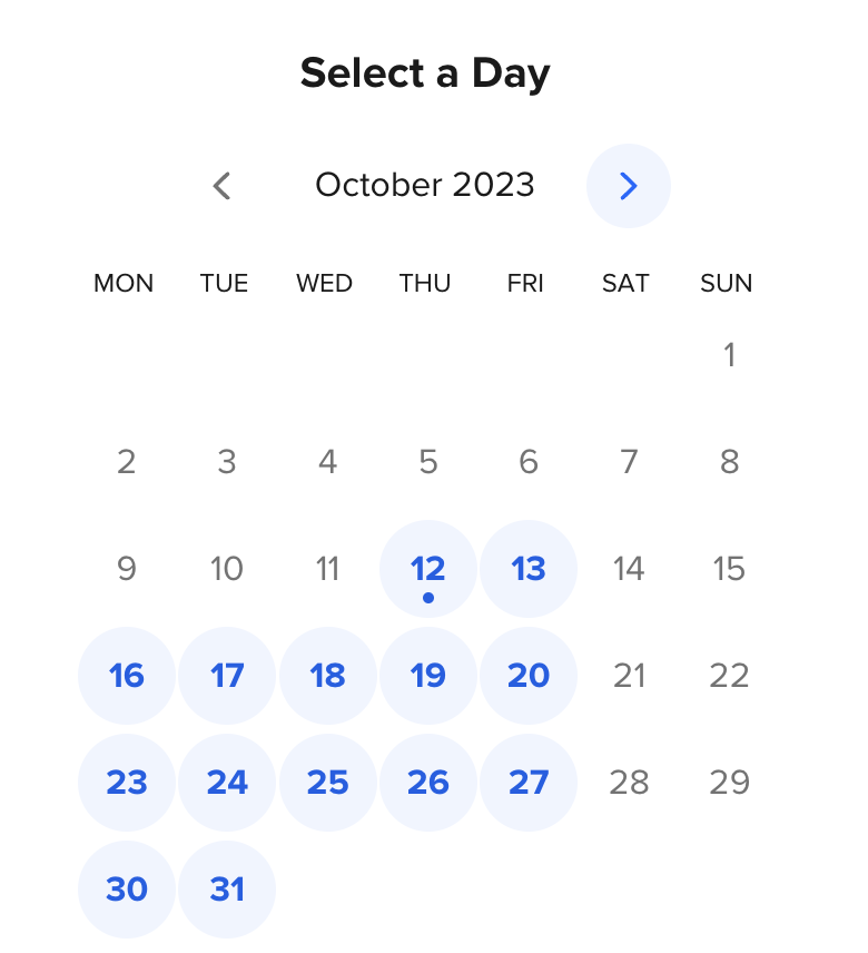 calendar.