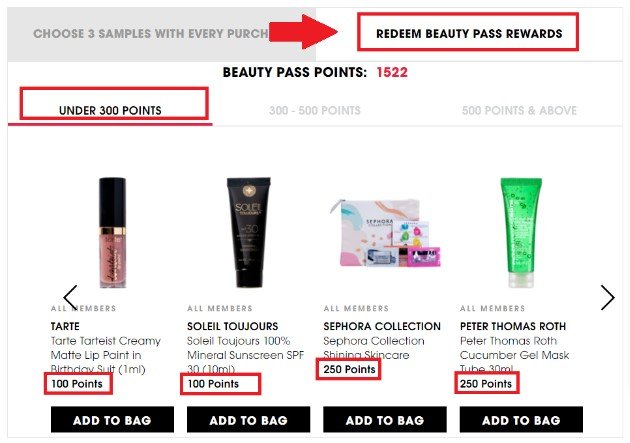 sephora rewards.