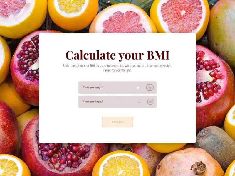 BMI Calculator Template | Attract Wellness Clients | involve.me