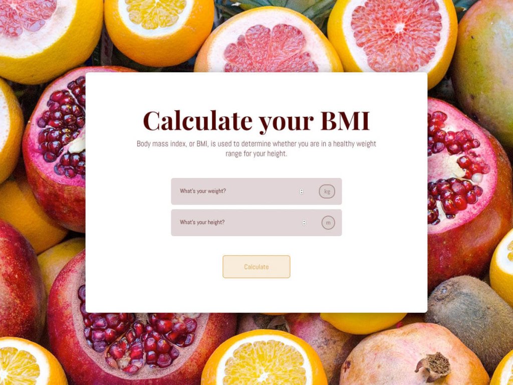 calculate your BMI template.