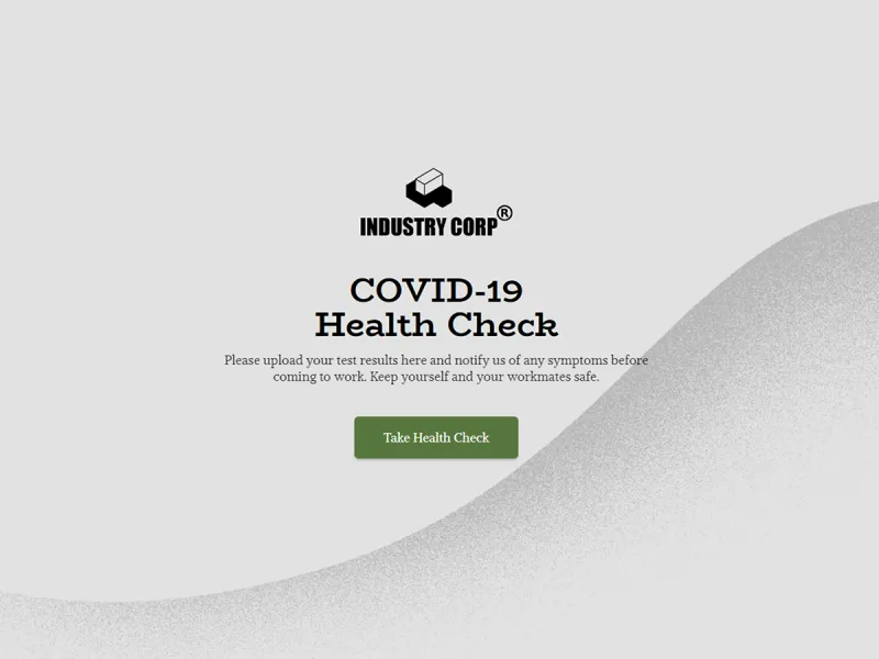 COVID19 Employee Health Check Form Template involve.me