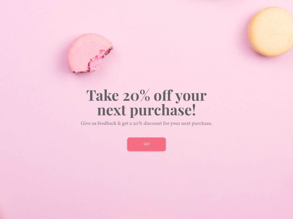 20% off the next purchage template page.