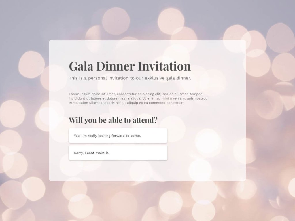 gala dinner invitation template.