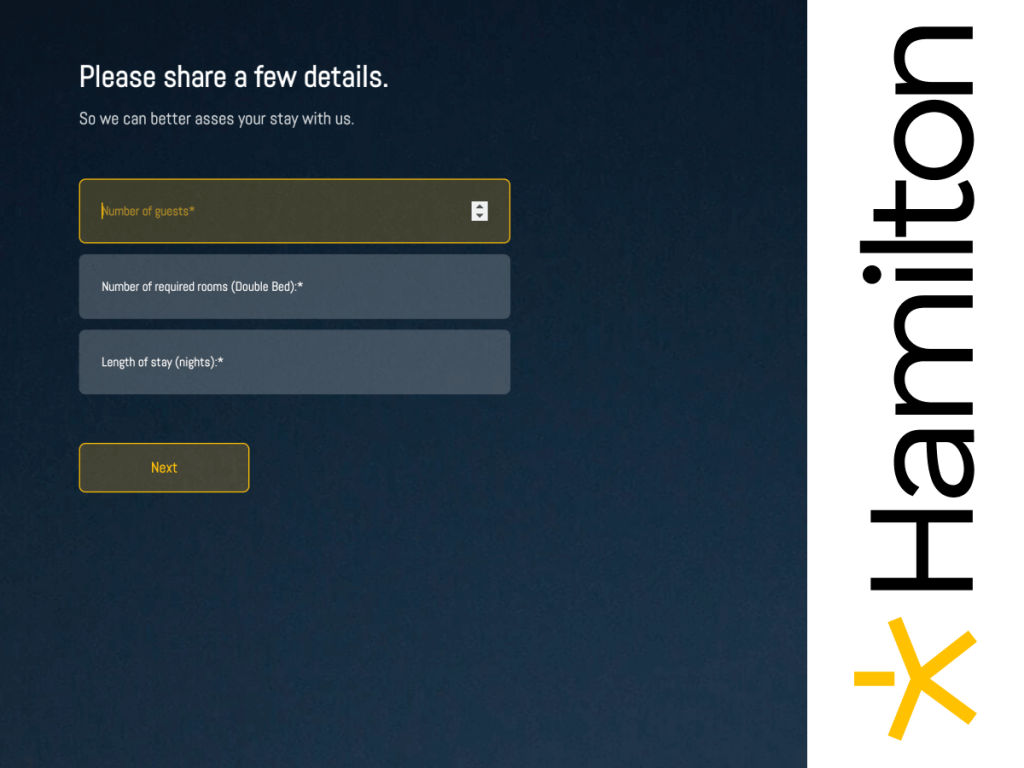 Hotel room discount calculator.