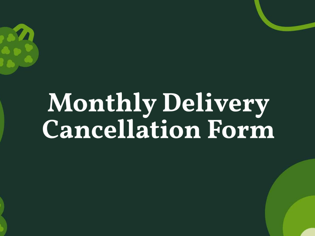Monthly Delivery Cancellation Funnel.