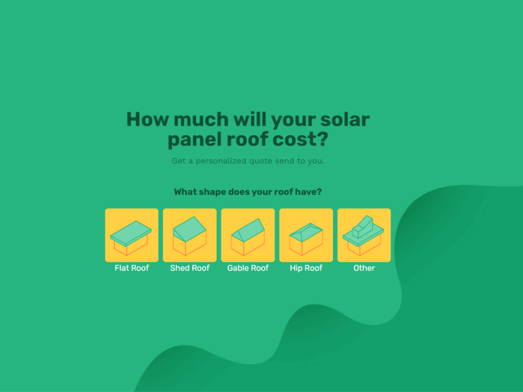 solar panel cost template.