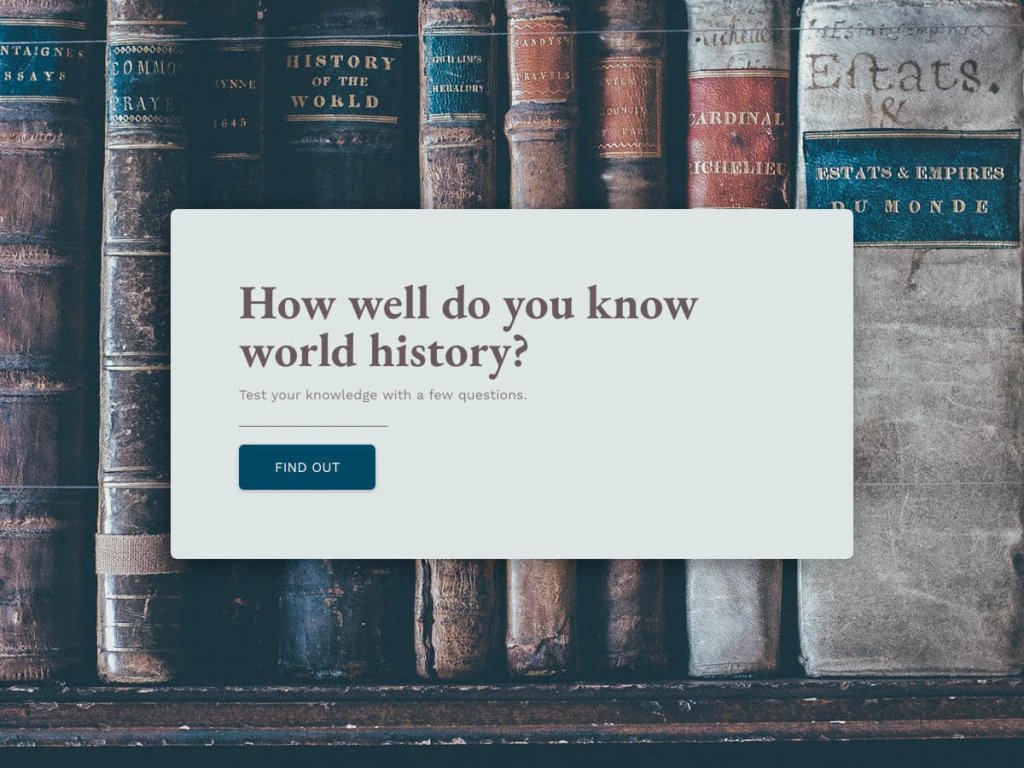 world history quiz.