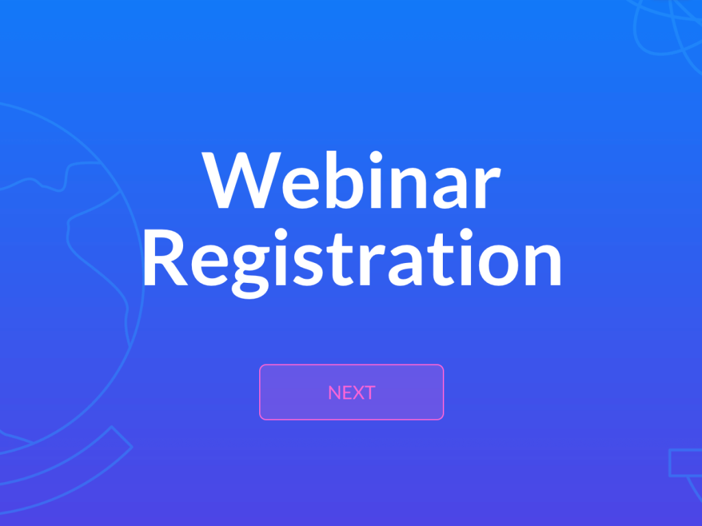 Webinar Registration Template.