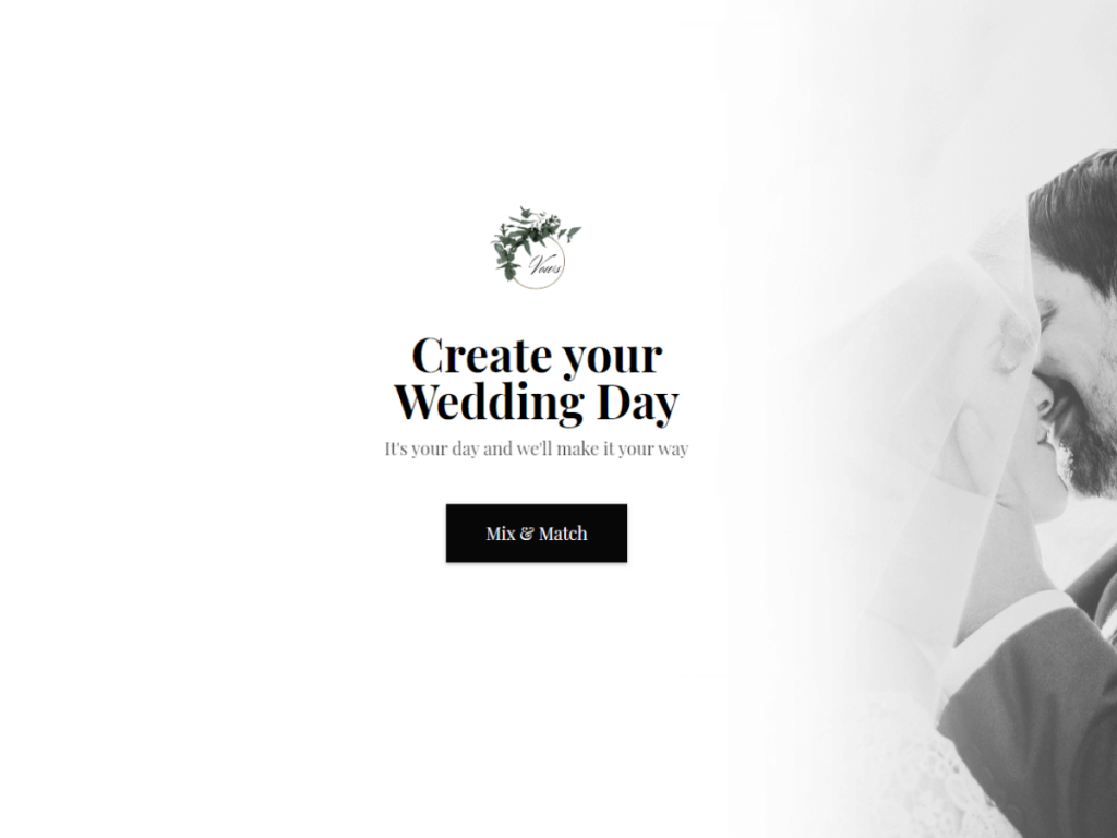 wedding day template.